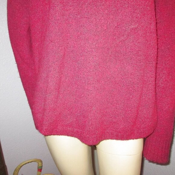 French Connection Women’s Sweater Size M Wool Blend Long Sleeve Turtleneck Nubby - Picture 4 of 12